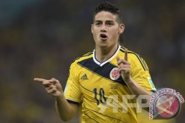 James Rodriguez Akan Pimpin Serangan Kolombia Lawan Paraguay