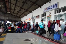 Puncak Arus Mudik Daop Madiun Diprediksi Sabtu-Minggu