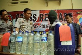 Polres Magetan Sita 420 Liter Minuman Keras