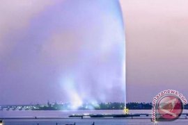 Bangka Tengah Bangun Air Mancur Raksasa