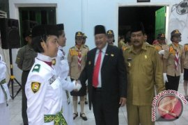 Wali Kota  Kukuhkan 70 Paskibraka