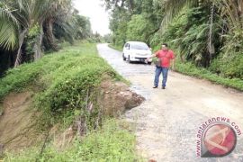 Jalan rusak petani Singkil sulit angkut sawit