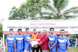 PT PGE Berolahraga Bersama Warga Ulubelu