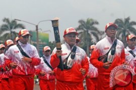 Kirab Api PON Masuk Sukabumi