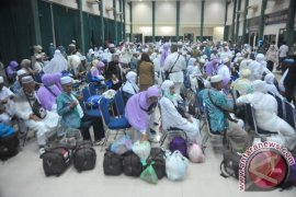Jamaah haji Munatour tiba di Tanah Air