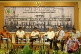 Pansus Gelar Uji Publik Raperda Ketenagalistrikan