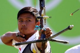 Pon 2016 - Olah rasa bagi pemanah olimpiade Riau Ega