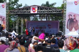 Ridho Rhoma hibur pengunjung CFD Palembang