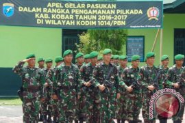 Kodim Pangkalan Bun Siapkan Pasukan Jaga Pilkada Kondusif