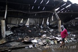 Pasca Kebakaran Pasar Baru Porong