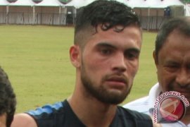 SEPAK BOLA- Diego Michiels Siap Berlaga Lawan Bali United