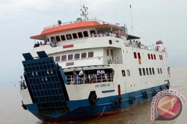 Ini dia ujicoba sandar pelabuhan baru Roro di Kualatungkal 