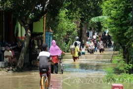 Ketinggian Air Bengawan Solo di Bojonegoro Turun