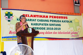 Bupati Sintang Ajak Pemuda Katolik Bangun Daerah 