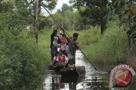 Banjir di Rokan Hulu meluas