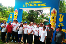 Desa Riam Tapang Mulai Terbuka Dengan Program "Kampung KB"