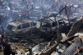 Kebakaran di Palembang