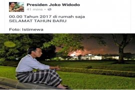 Presiden Jokowi Rayakan Tahun Baru Di Rumah Saja