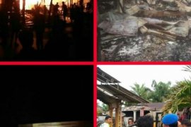 3 Unit Rumah Terbakar di Bagan Punak, Kerugian Rp1,5 Miliar