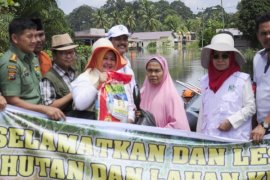 Penyerahan Bantuan Banjir Langgam dari Dinas LHK, Diskes dan IAI Provinsi Riau Page 10 Small