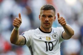 Mantan pemain timnas Jerman Podolski gantung sepatu