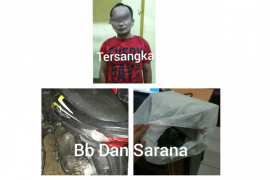 Curi Sepatu Dan Pakaian Wanita, AB di Tangkap Polisi