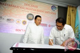 Deklarasi Kalbar Anti Hoax