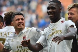 Gol Menit Terakhir Paksa Inter Milan Main Imbang Lawan AC Milan 