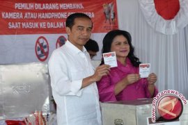 Lagu "Jali-Jali" Iringi Presiden Jokowi Saat Pencoblosan