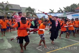 Ratusan Warga Rutan Sumenep Ikuti "Karapan Joget" (Video)