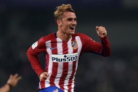 Griezman tak mau tinggalkan Nou Camp meski dilirik MU