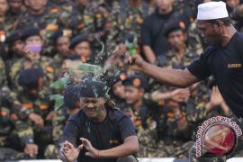 Ansor-Banser dan Pagar Nusa Gelar Apel di Bali