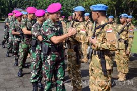 Sambut Kontingen Garuda Darfur