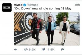 Muse Resmi Umumkan Peluncuran Single Baru
