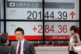 Tertekan imbal hasil obligasi AS, saham Jepang pangkas keuntungannya