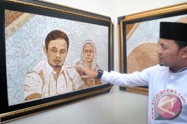 Walikota Bogor Kunjungi Pelukis Cangkang Kulit Telur