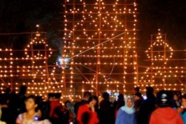 Berikut Daftar Pemenag Festival Lampu Colok Bengkalis 2017