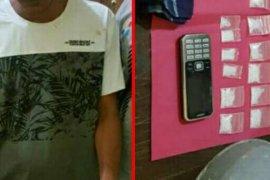 Digerebek Polisi, Petani ini Tertangkap Polres Rohil Masih Pegang Sabu-Sabu
