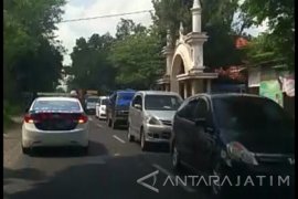 Jalur Mudik di Bangkalan Macet