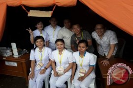 RS Budi-setia Posko Kesehatan Pentahbisan Uskup Manado