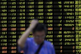 Bursa saham China ditutup lebih rendah