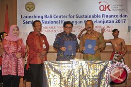 OJK Luncurkan Pusat Keuangan Berkelanjutan di Unud