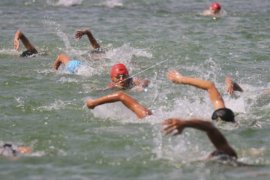 Empat atlet triathlon campuran Asian Games menjadi tumpuan Indonesia