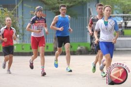 67 atlet putra bersaing di hari kedua Asian Triathlon Championship