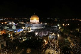 40.000 jamaah Palestina laksanakan salah tarawih di Masjid Al-Aqsa