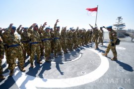 Keberangkatan Satgas MTF TNI