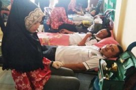 DPC PKB Inhil Gelar Baksos Donor Darah Dan Fogging