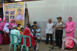 Polres Tanah Laut Bedah Rumah Purnawirawan Polri