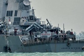 Indonesian navy sends two ships to find missing USS crew