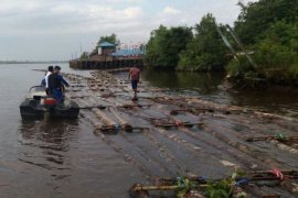 Ditpolair Polda Kalteng Amankan 1.400 Kayu Ilegal